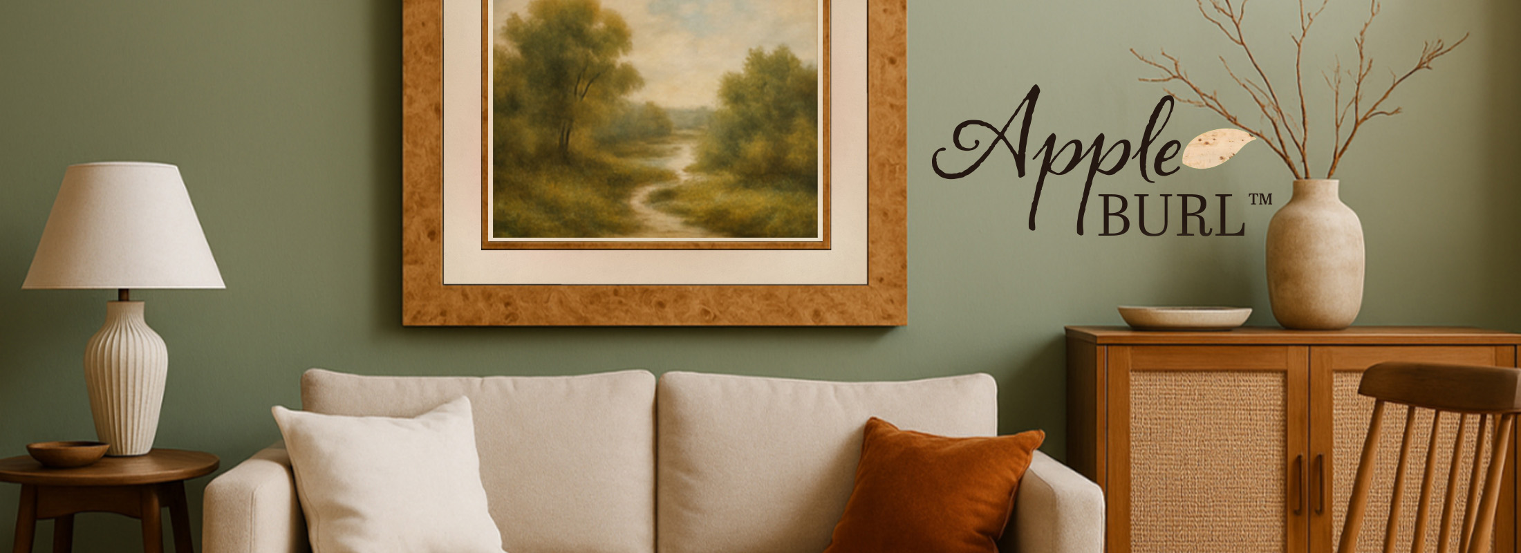 Apple Burl Picture Frame Moulding Apple Burl Picture Frame Moulding