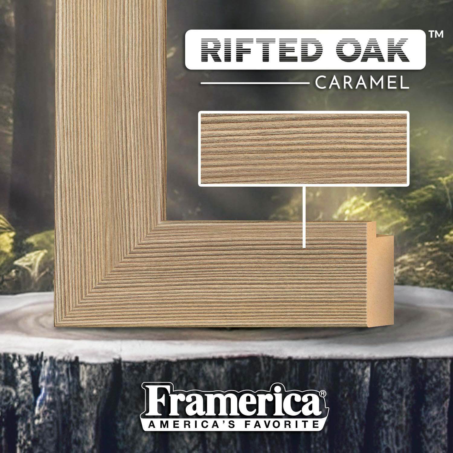 Framerica® Introduces Rifted™ Oak - Framerica