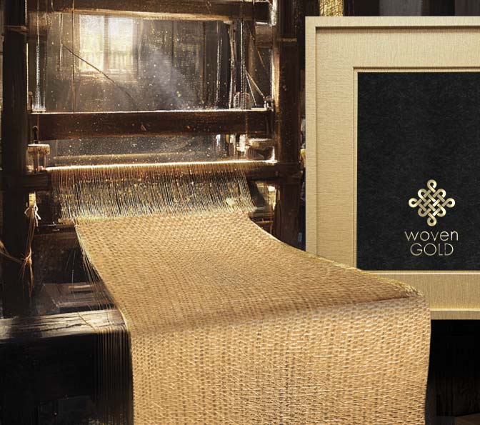 PR Swatches Woven Gold